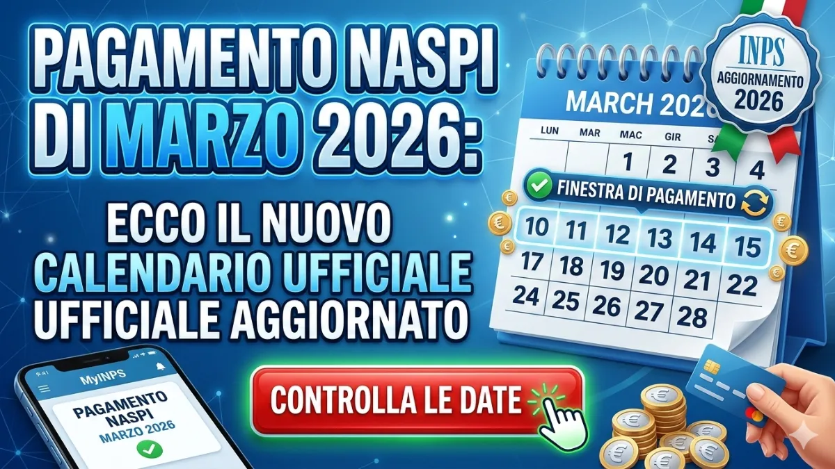 Pagamento NASpI di Marzo 2026